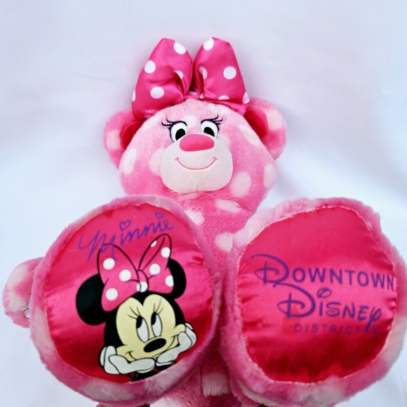 -Build A Bear Disney MINNIE MOUSE Pink Polka Dots Stuffed Animal (Flaw Pi… - Picture 4 of 10